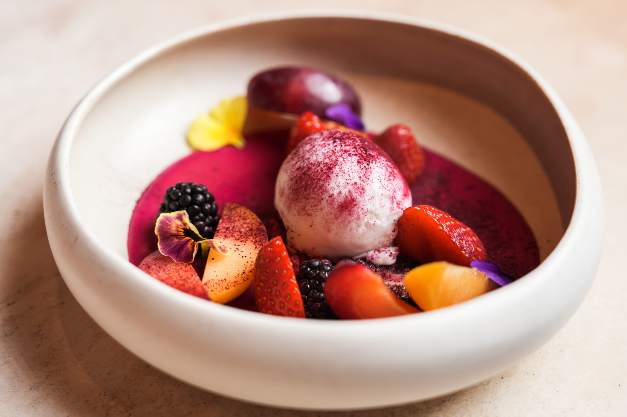 Een vega(n) gerecht van restaurant Madre in Amsterdam