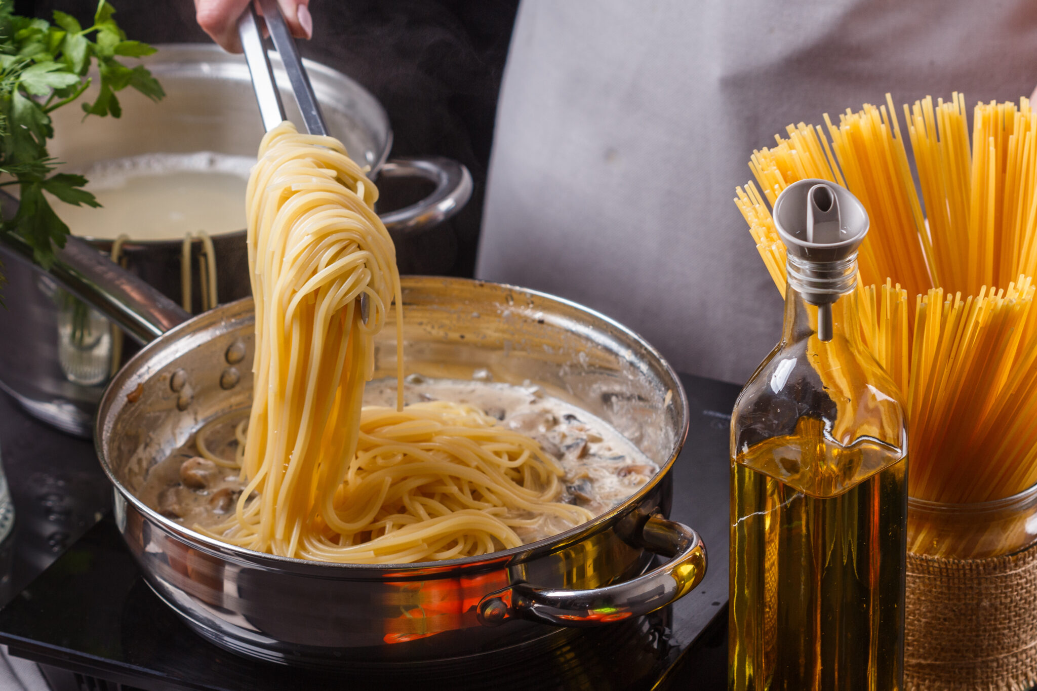 pasta koken