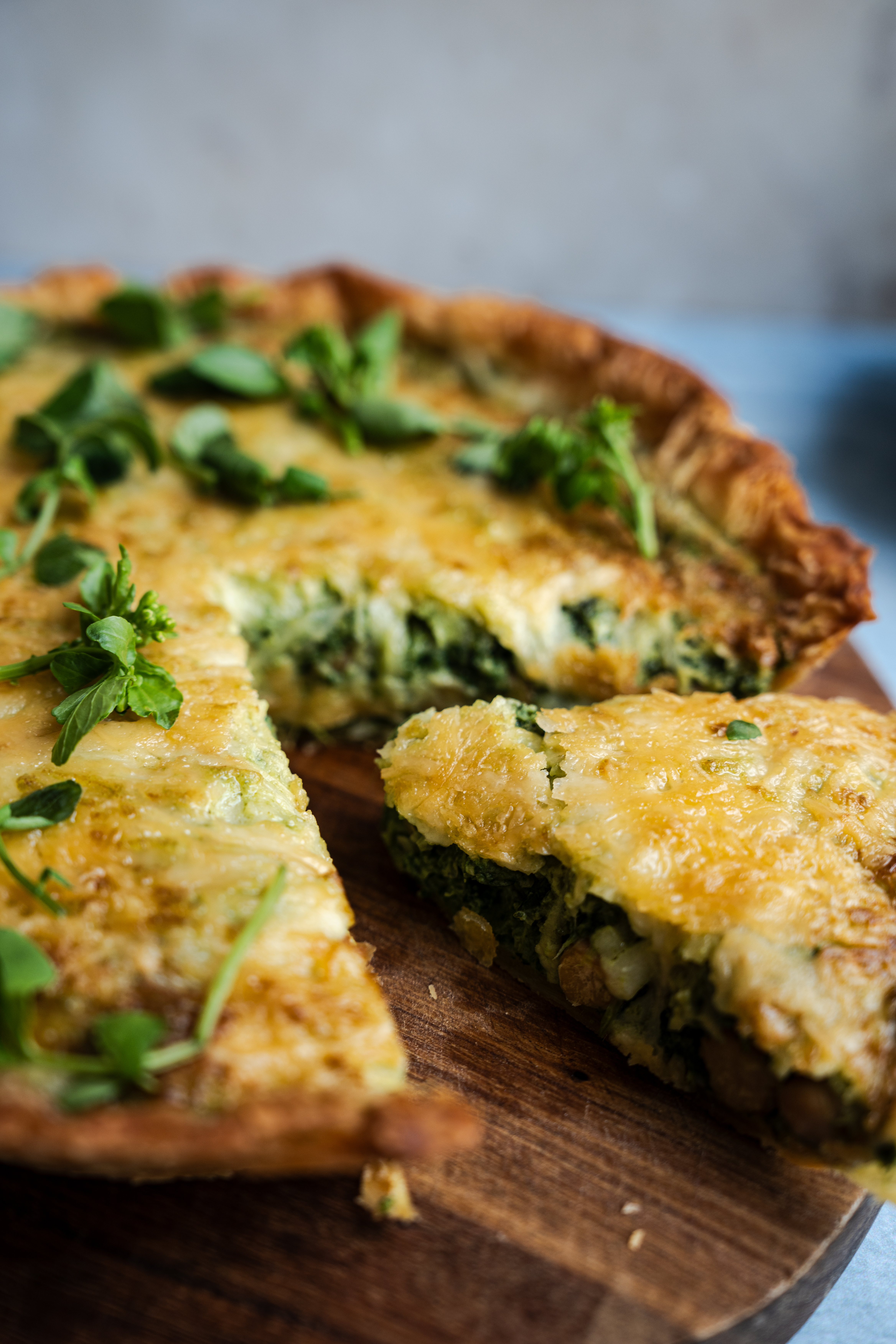 Hartige taart met bladerdeeg // Quiche // Weekmenu