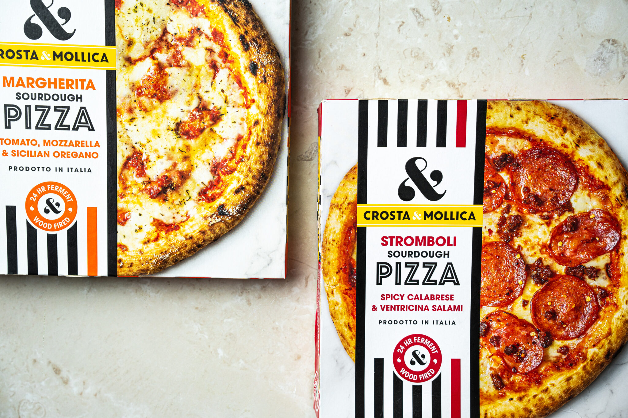 crosa mollica pizza / diepvriespizza