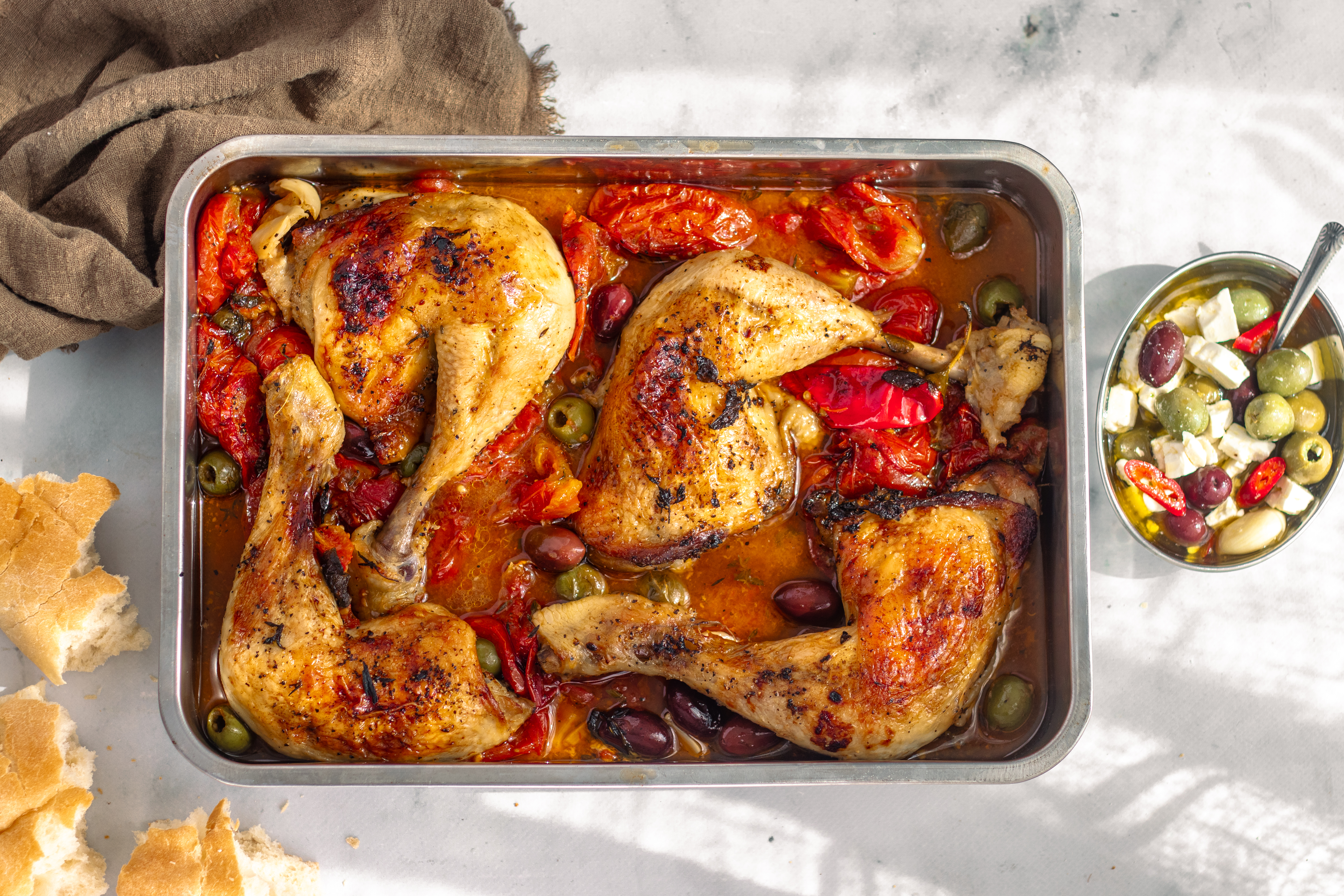 mediterrane kip // weekmenu