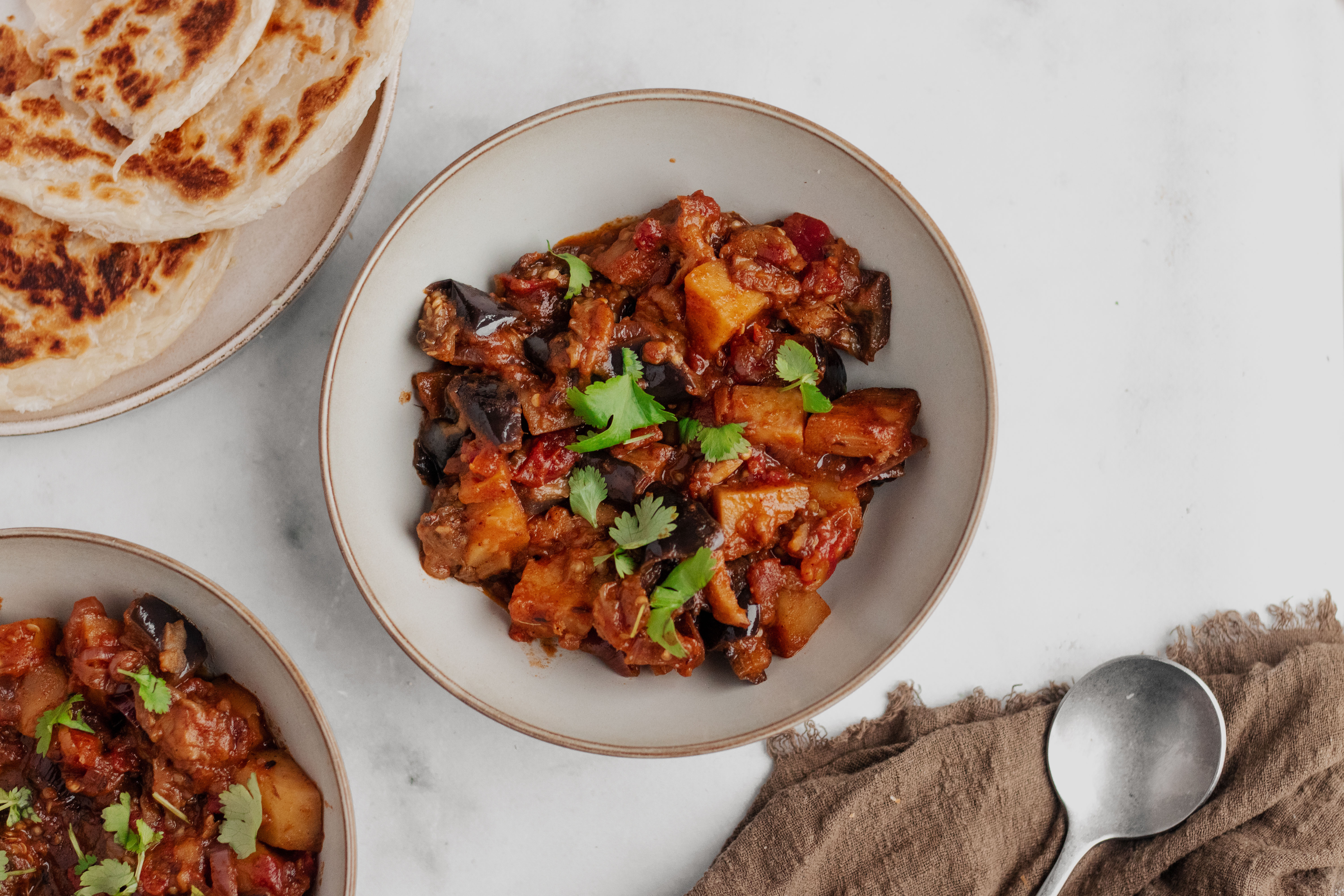 Auberginecurry | aubergine curry | curry recept