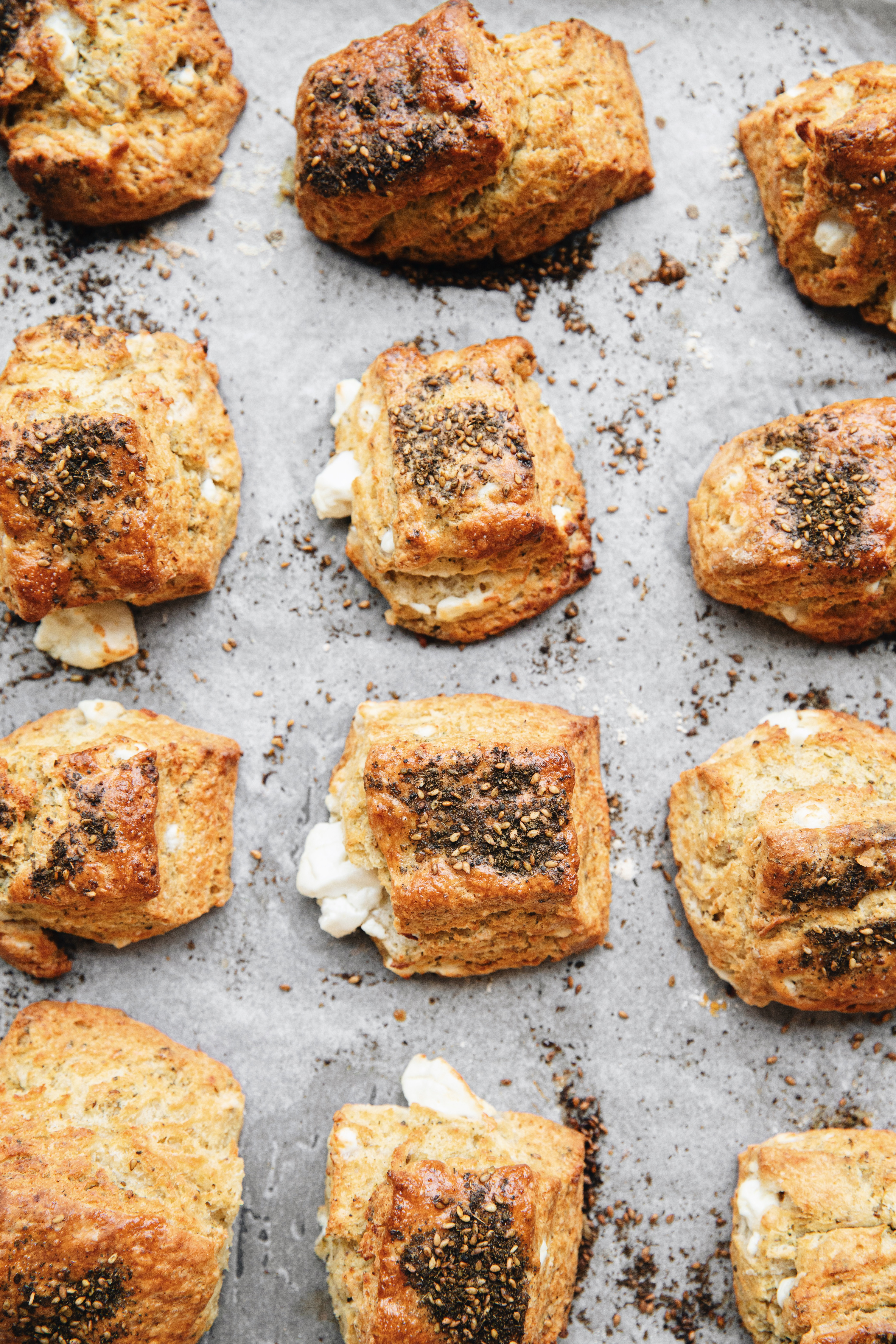 Scones met za'atar en feta