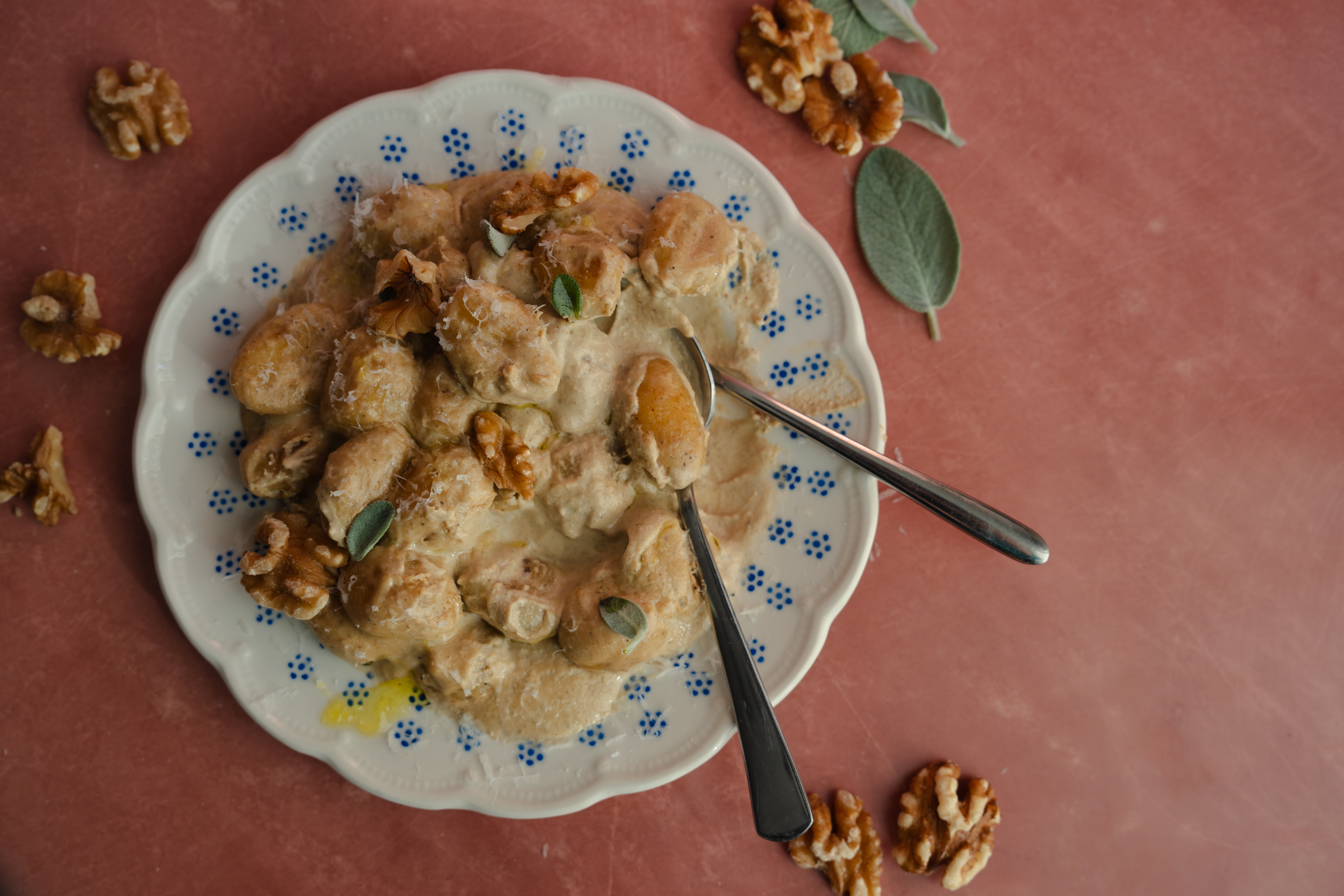 Gnocchi met walnotensaus