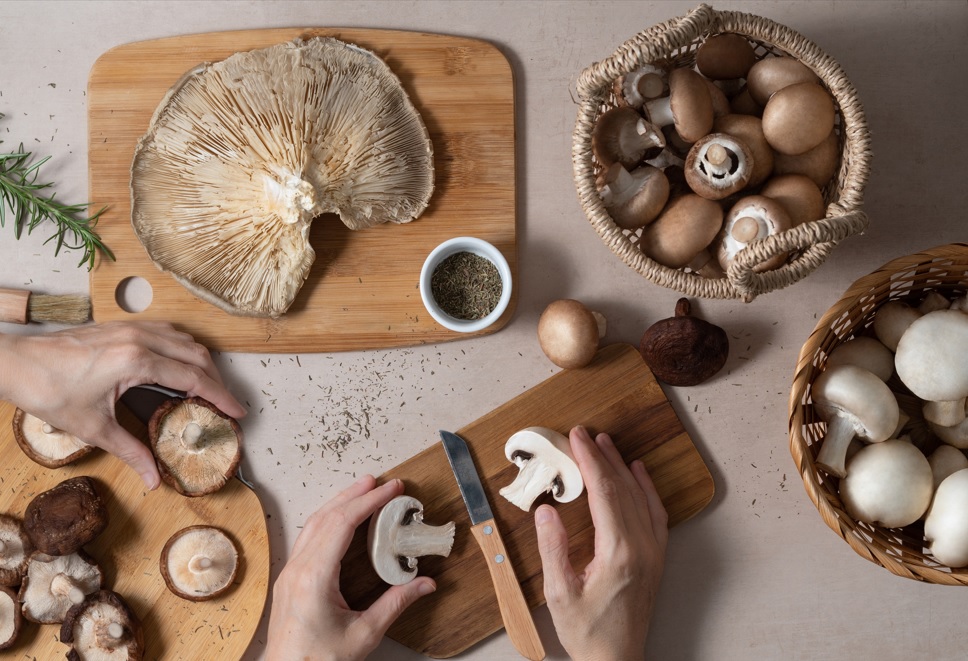 champignons hacks Europese paddestoelen campagne
