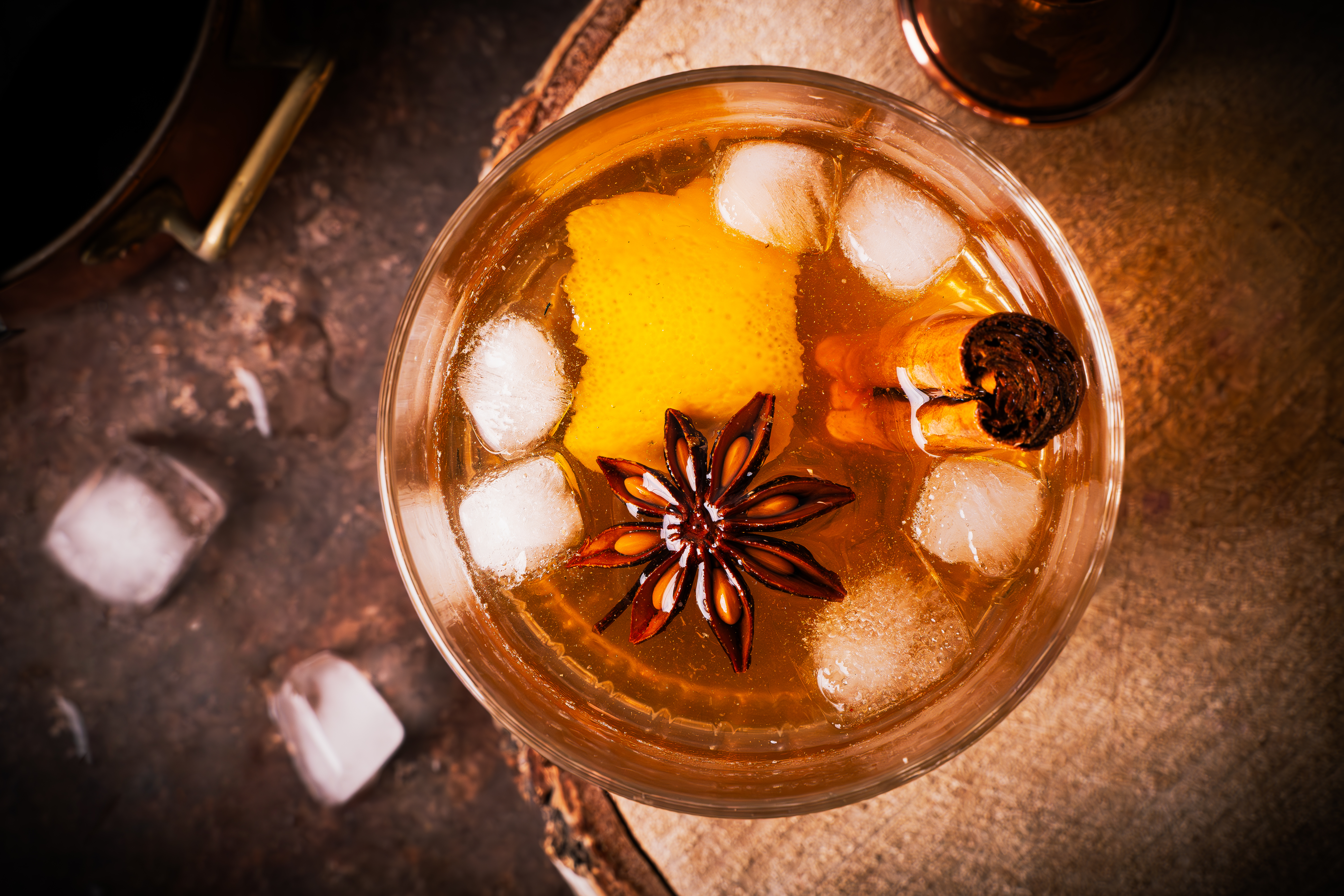 Spiced old fashioned