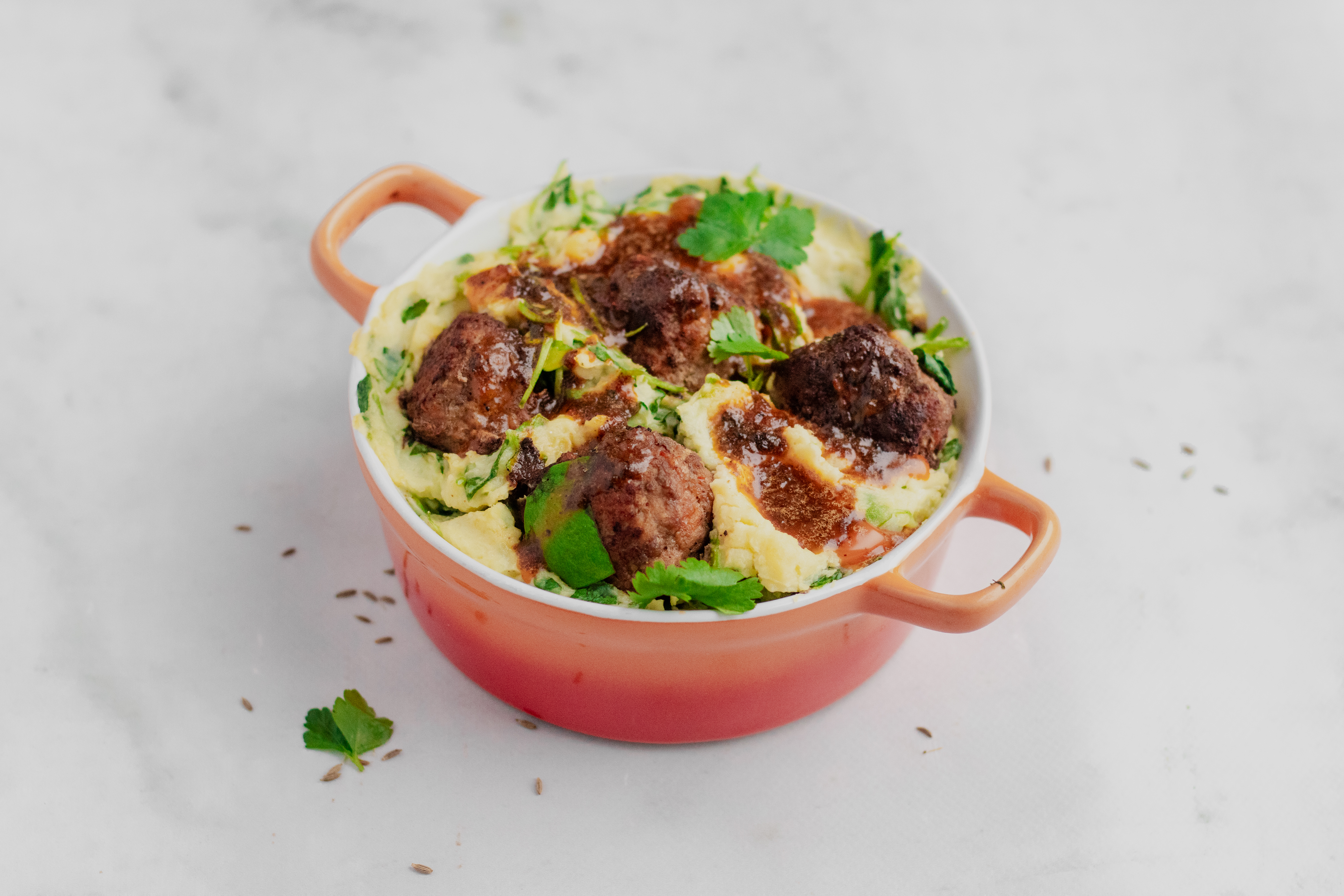 Posteleinstamppot / postelein recept