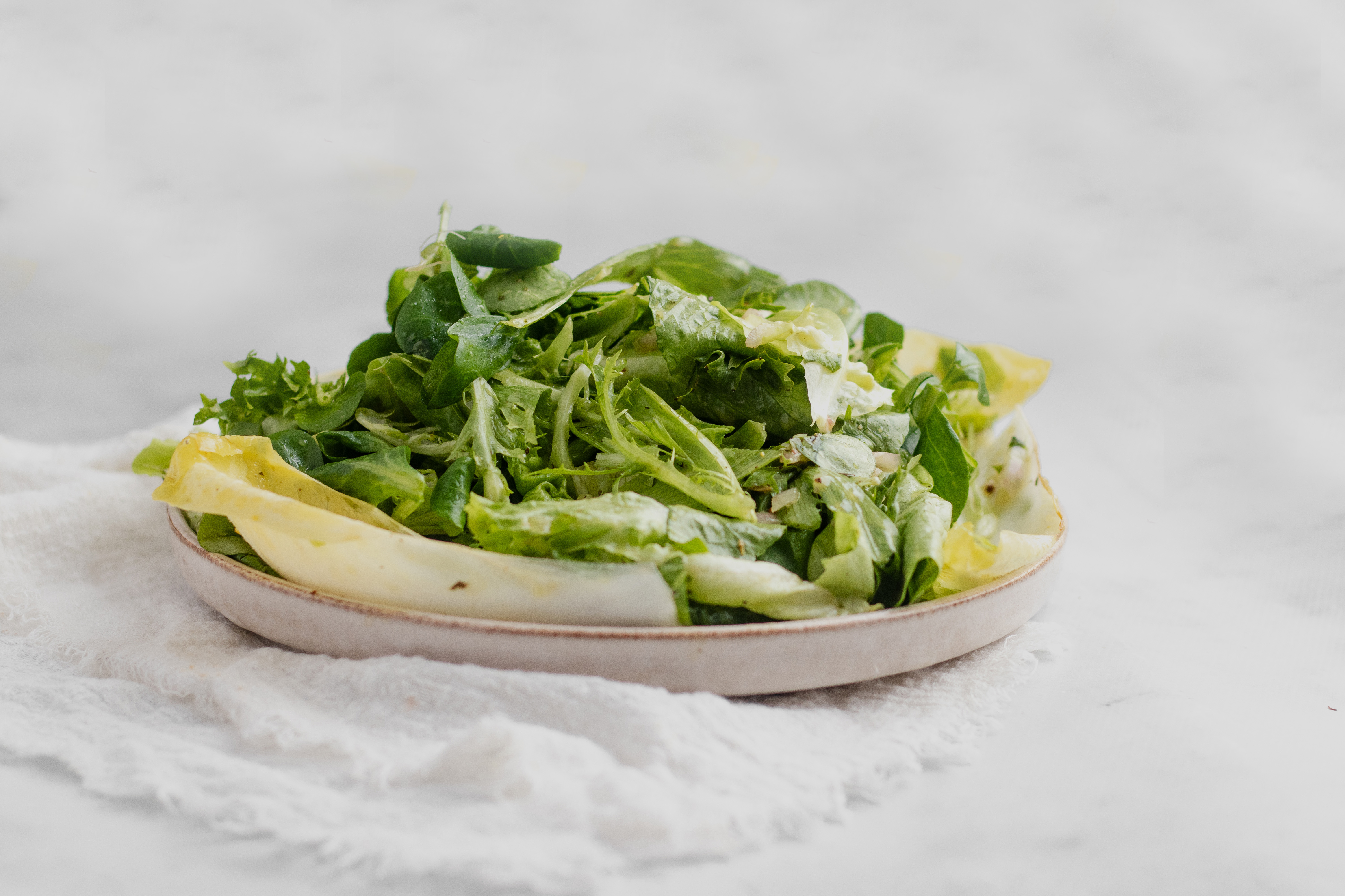 Frisse groene salade bijgerecht | insalata verde