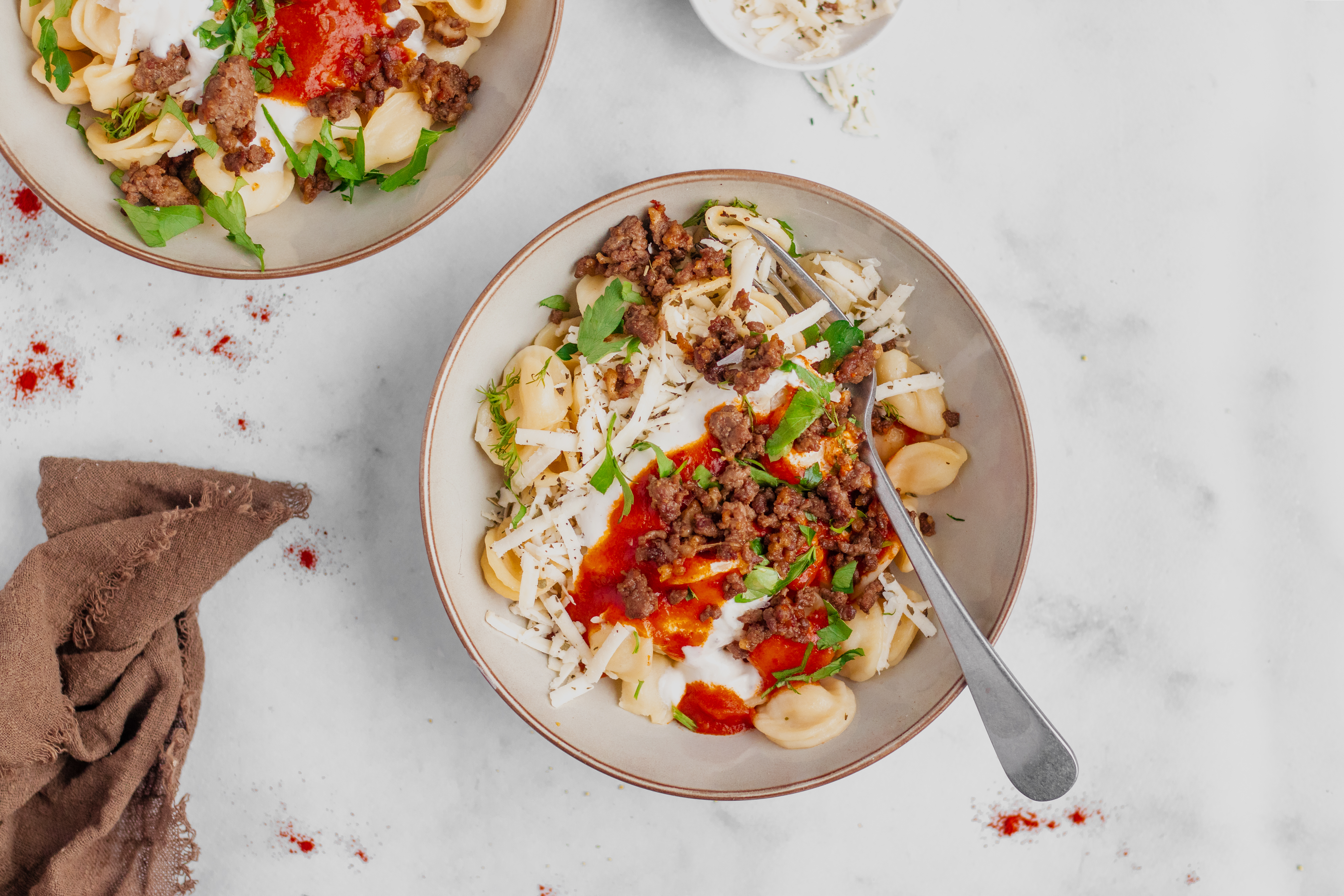 Turkse pasta manti-hack