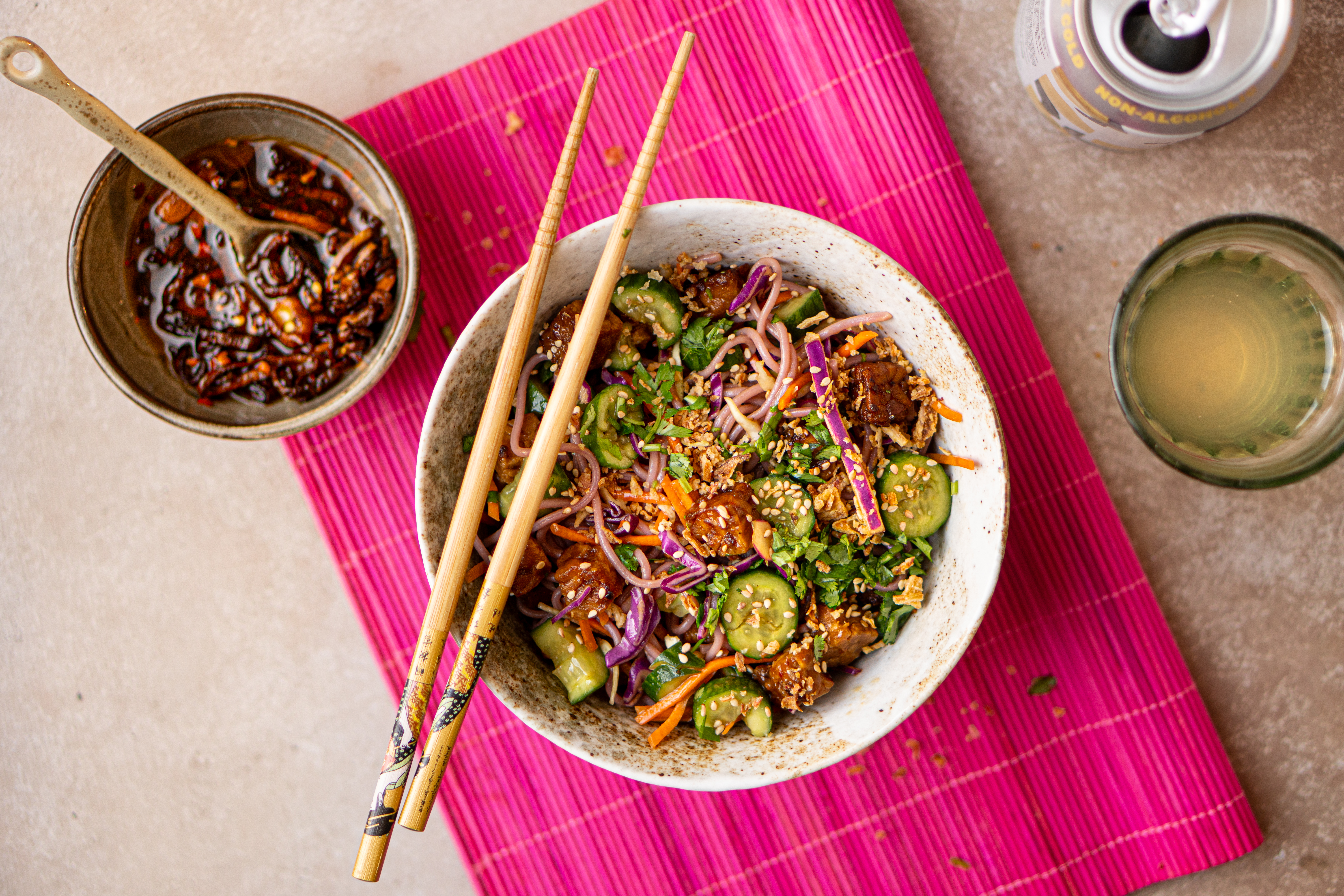 Snelle noedelsalade: lekkere lunch