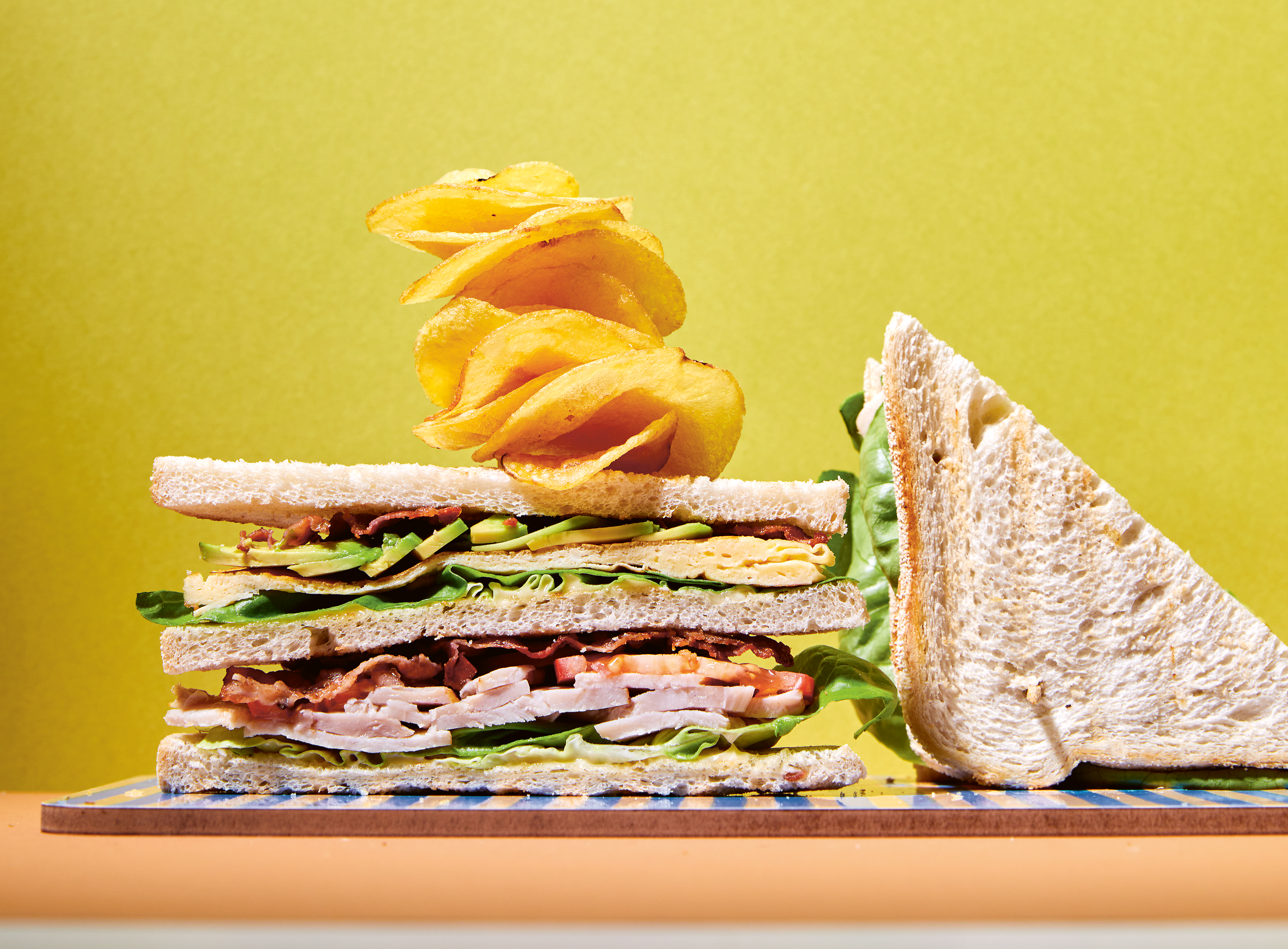 club sandwich uit broodjes van sam & joris