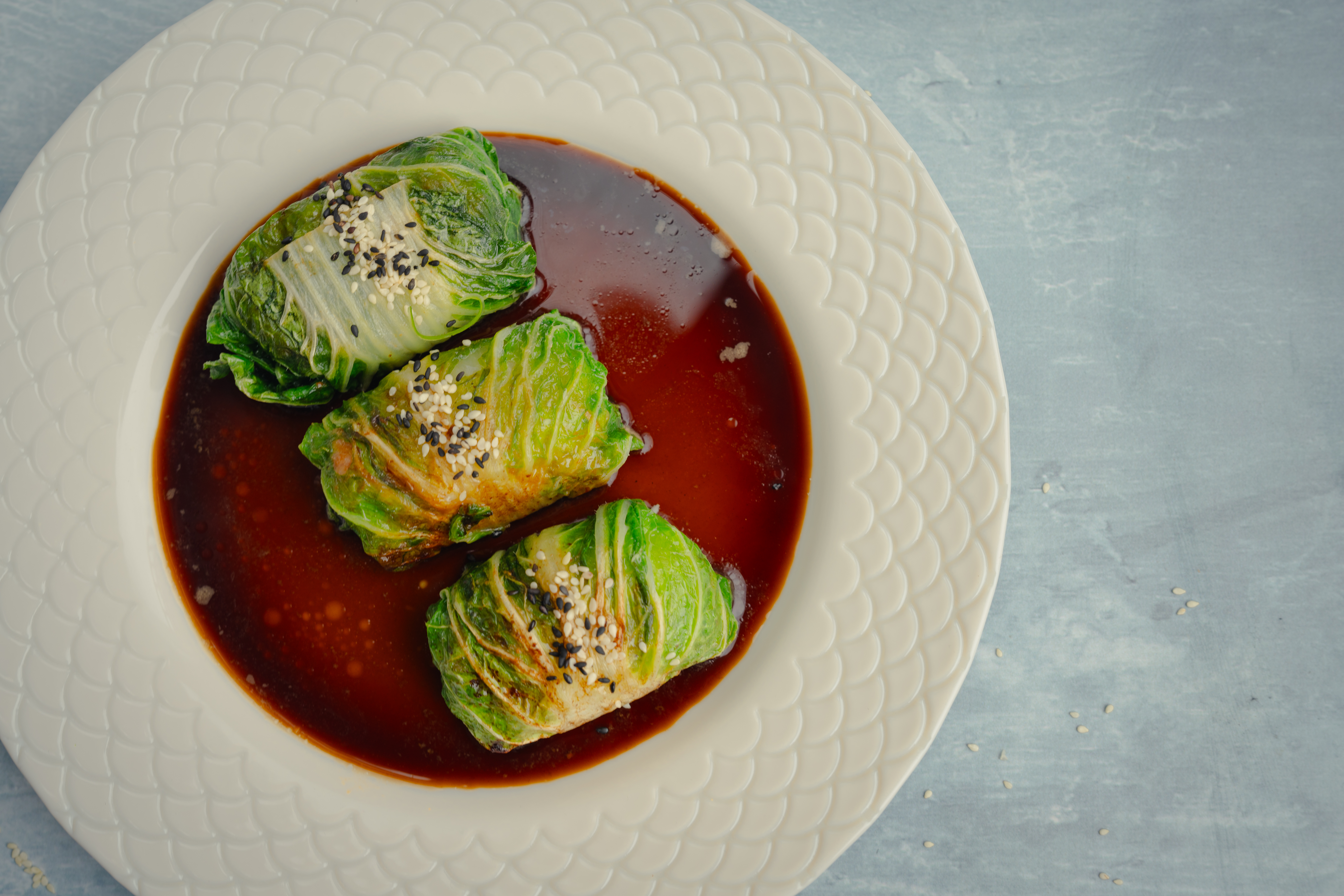 Gezonde Vietnamese loempia met Chinese kool