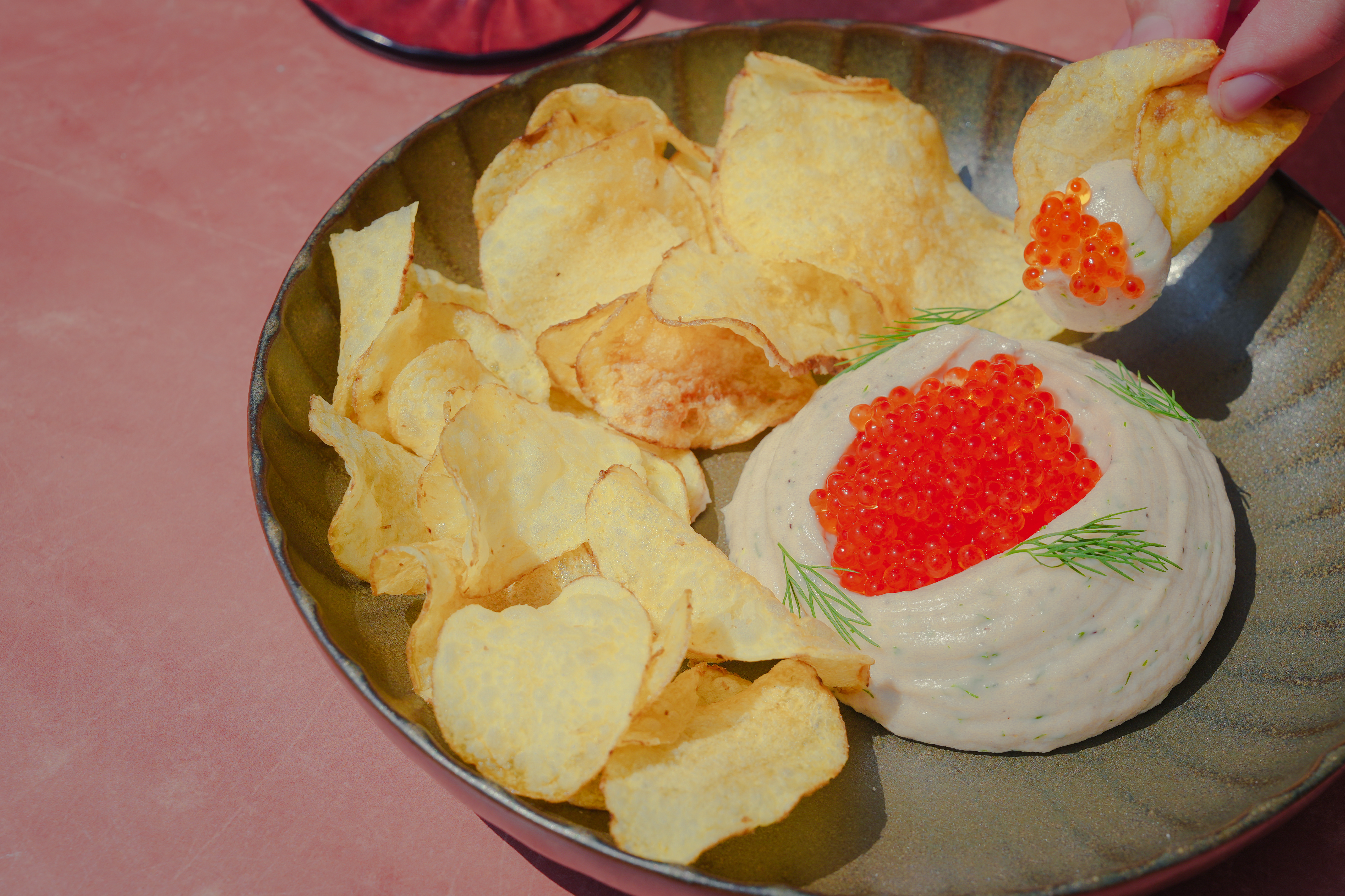 Taramasalata met labneh