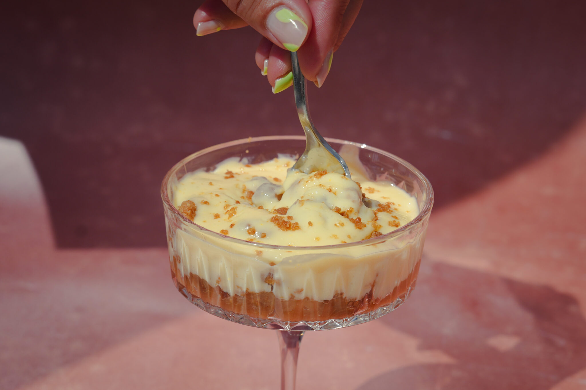 crumble rabarber
