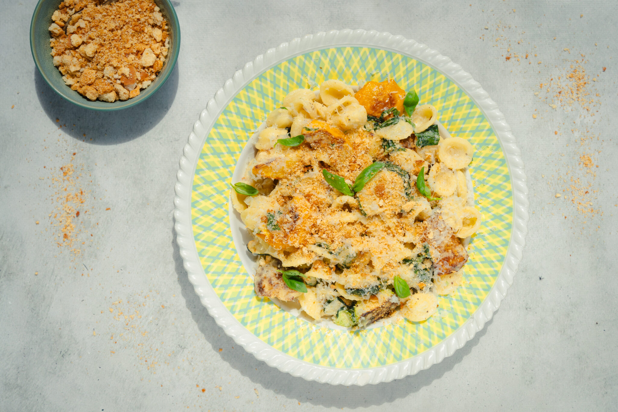 Orecchiette recept met courgette en basliciumv