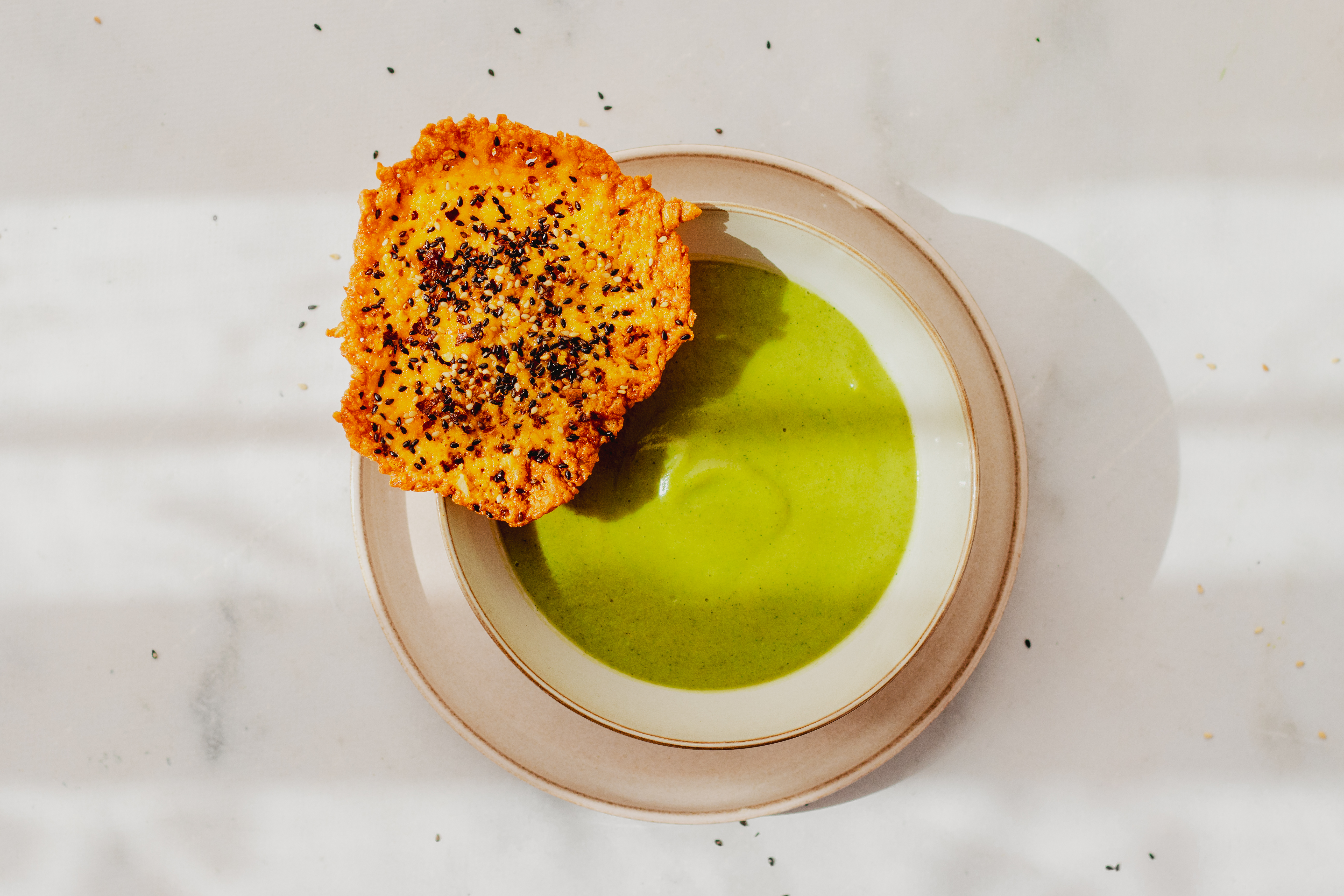 Broccoli-courgettesoep