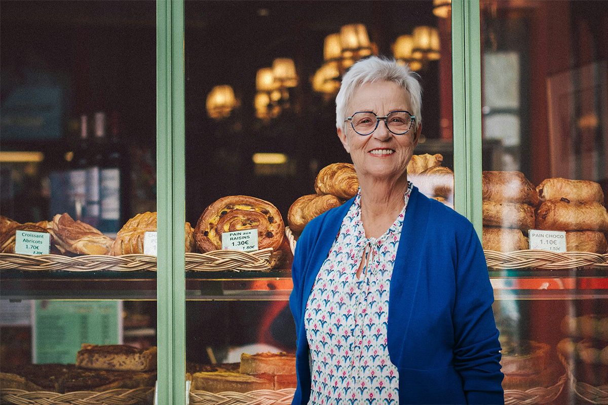 Magda uit B&B vol Liefde bij de Franse bakker