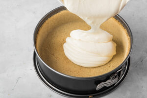 Upside down cheesecake