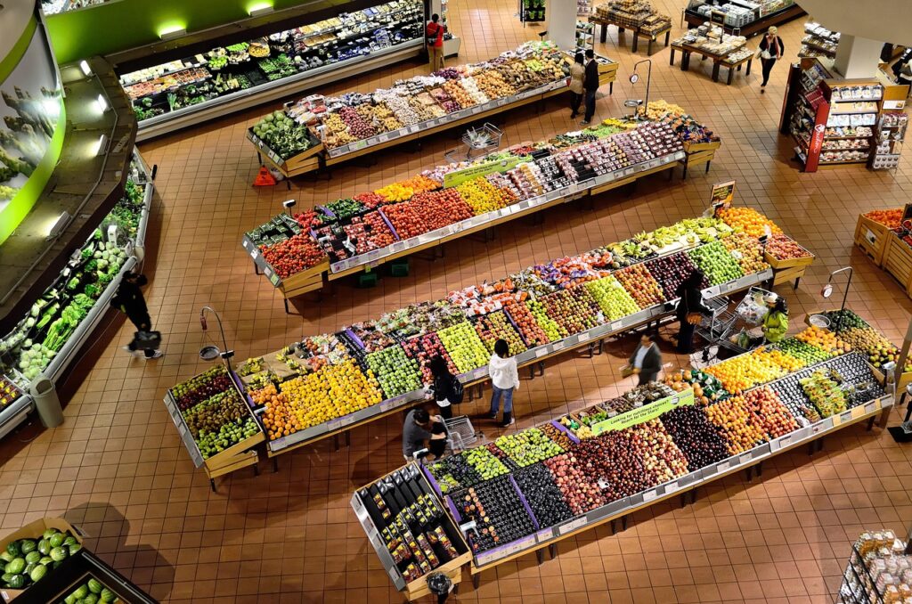Edeka grote supermarkt Düsseldorf