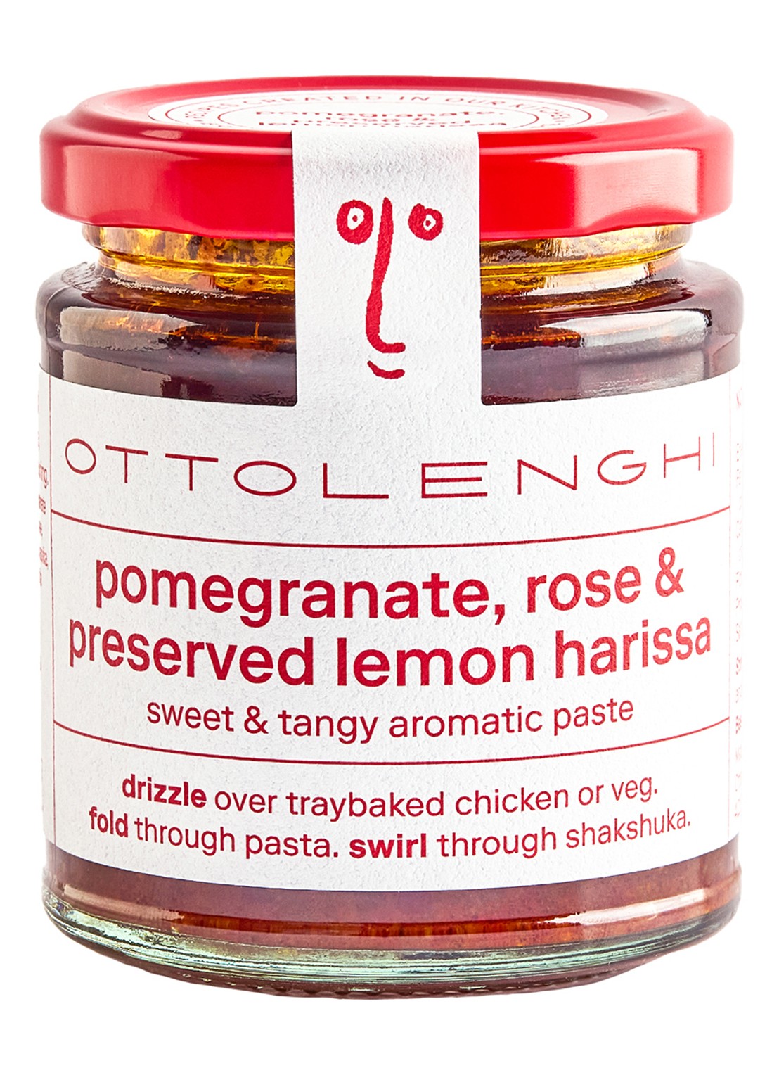 Harissa met granaatappel, rozen en ingelegde citroen