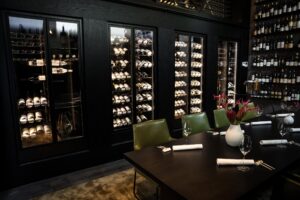 De wijnkelder van michelinrestaurant Joelia